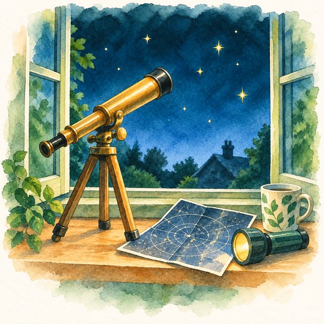 The night sky